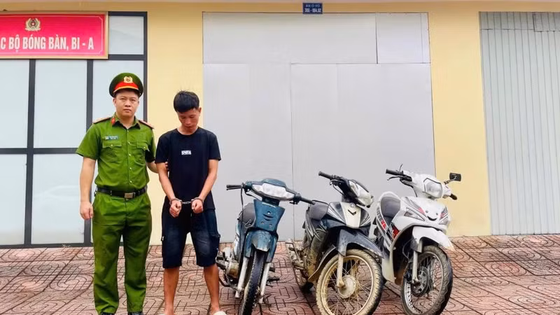 Bắt “nóng” kẻ gây ra hàng loạt vụ trộm xe máy ở Hà Tĩnh