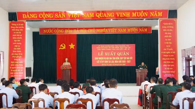 Quảng Trị xuất quân tìm kiếm, quy tập hài cốt liệt sĩ hy sinh tại Lào
