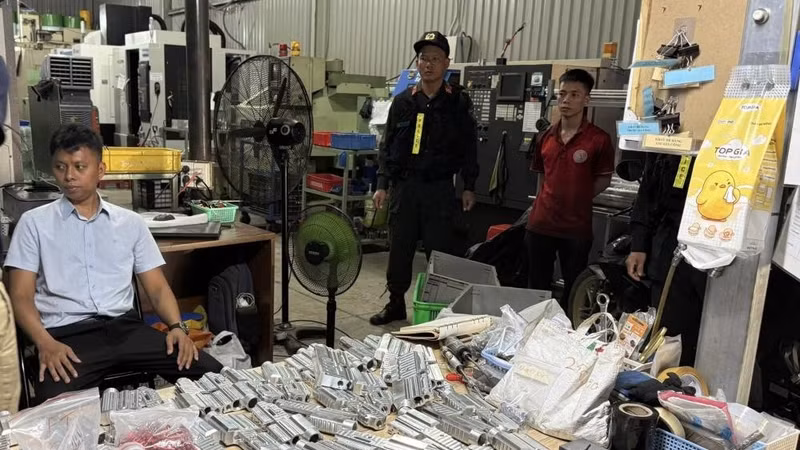 Triệt xoá đường dây sản xuất, chế tạo vũ khí trái phép “khủng”