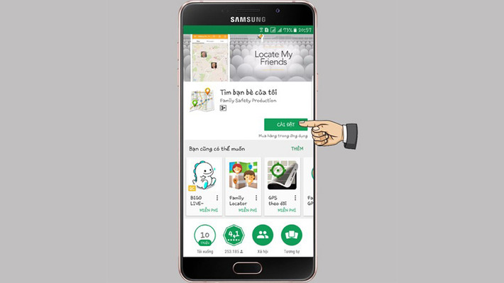 Bước 2: Mở ứng dụng sau khi cài đặt hoàn tất &gt; Chọn "Tiếp theo".