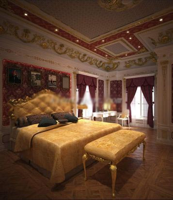 Phòng ngủ con gái vừa sang trọng vừa nền nã mà không kém phần điệu đà.