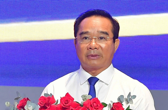 Chủ tịch UBND TPHCM Nguyễn Văn Được phát biểu tại hội nghị sáng 2/8. Ảnh: Thanh Tùng 1.jpg