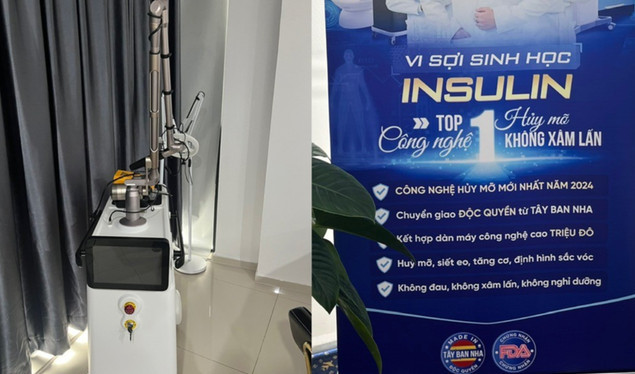 Sở Y tế TPHCM làm rõ quảng cáo 'giảm béo bằng cấy vi sợi sinh học Insulin' So Y te TPHCM lam ro quang cao 'giam beo bang cay vi soi sinh hoc Insulin'