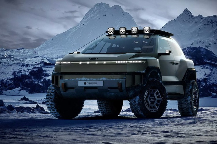 Hyundai Crater Concept - được xem là chiếc SUV địa hình được phát triển với định hướng chinh phục những điều kiện khắc nghiệt nhất sẽ ra mắt toàn cầu tại LA Auto Show (Mỹ), diễn ra từ 21–30/11.