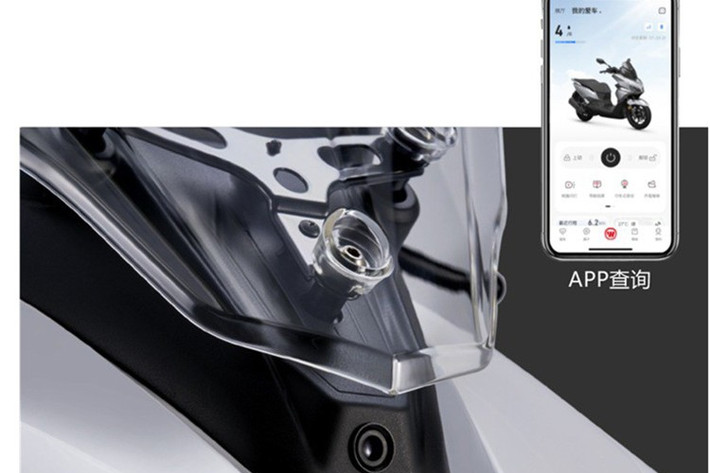 Phần đầu xe thiết kế mạnh mẽ, lấy cảm hứng từ các mẫu X-ADV và Forza 750, với đèn pha LED projector 4 bóng và kính chắn gió cao tách rời dàn áo theo phong cách “Moge Look” của xe phân khối lớn.