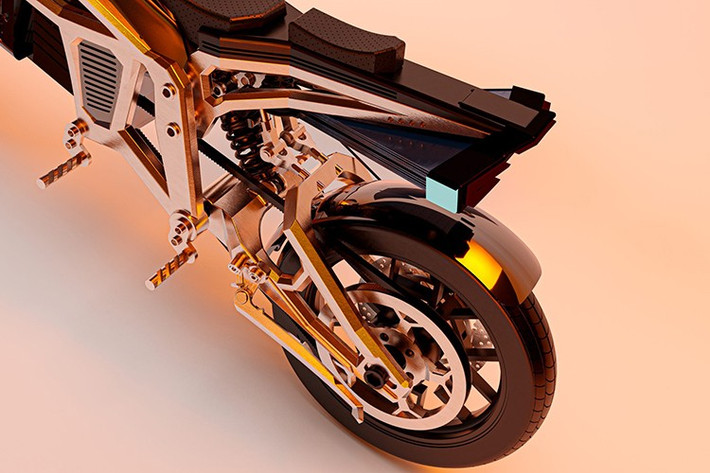 MASK Architects cho biết việc tận dụng thiết kế tròn giúp tăng diện tích tiếp nhận ánh sáng ngay cả khi xe đứng ở góc chiếu bất lợi. Nhờ vậy, Solaris vừa là phương tiện di chuyển, vừa hoạt động như một trạm sạc di động độc lập.