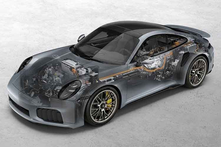 Với cơ cấu động cơ điện mạnh 52 kW (71 mã lực), Porsche 911 Turbo S mới có tổng công suất 711 mã lực và mô-men xoắn 800 Nm. Kết hợp với hộp số 8 cấp PDK và hệ dẫn động 4 bánh, khả năng tăng tốc từ 0-100 km/h trong 2,5 giây, tốc độ tối đa 322 km/h khi trang bị gói Sport Chrono.