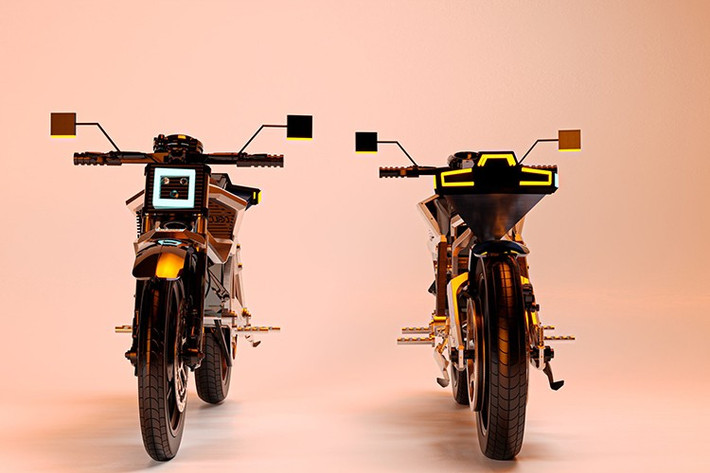 Điểm gây chú ý nhất của Solaris là hệ thống cánh pin năng lượng mặt trời hình tròn, có thể tự thu vào và xòe ra. Khi xe dừng, các cánh bung rộng phía sau tạo thành một mái vòm quang điện, thu tối đa ánh sáng để nạp vào bộ pin lithium tích hợp.