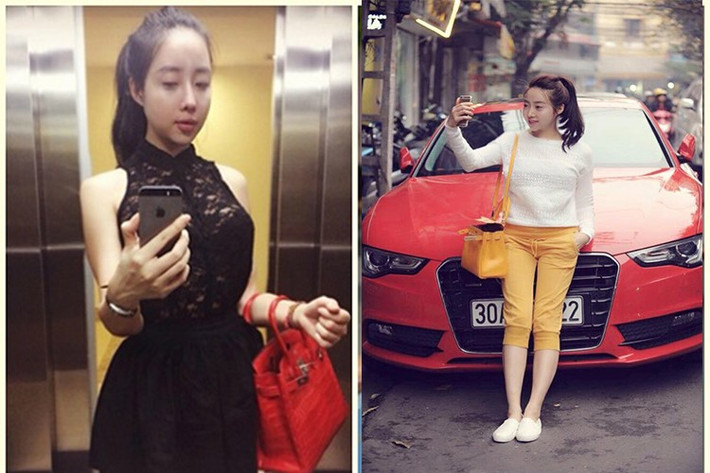 Khoảng một thập kỷ trước, Cún Bông từng "gây sốt" cộng đồng mạng khi chia sẻ hình ảnh xuất hiện cùng chiếc Audi A5 Sportback màu đỏ trị giá khoảng 2 tỷ đồng.