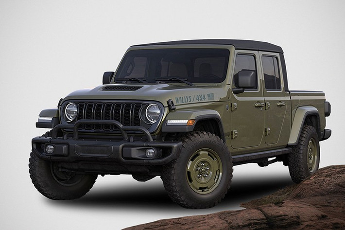 Jeep Gladiator Willys ’41 2026 có giá từ 49.835 USD (quy đổi khoảng 1,314 tỷ đồng), đắt hơn "người anh em" Gladiator Willys bản tiêu chuẩn khoảng 2.600 USD (quy đổi 68,5 triệu đồng).