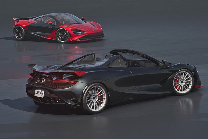 McLaren sẽ cung cấp JC96 như đã mô tả ở trên, nhưng cũng đã hình dung ra một loạt các nâng cấp bổ sung. Danh sách này bao gồm tấm bảng kỷ lục đường đua được lắp đặt ở khoang hành lý phía trước, tôn vinh "Di sản của McLaren trên đường đua". Chi tiết này được lấy cảm hứng trực tiếp từ chiếc xe đua F1 đầu tiên trên thế giới.