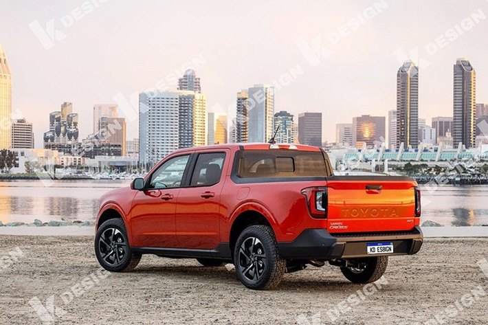 Tuy nhiên, bản dựng mới từ Kleber Silva (nghệ danh KDesign AG trên Behance) đã mở ra một góc nhìn hoàn toàn khác: Yaris Cross hoàn toàn có thể trở thành một chiếc pickup thể thao mà không bị “lạc nhịp” trong thế giới của Hilux hay Tacoma.