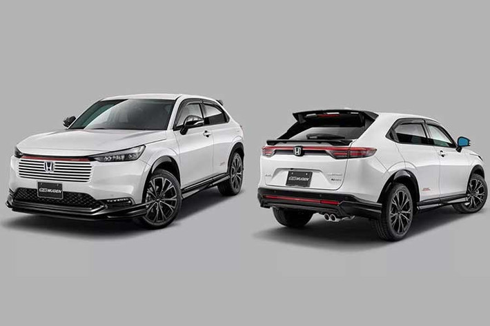 Sau khi Honda trình làng phiên bản nâng cấp giữa vòng đời cho mẫu SUV cỡ B Vezel tại thị trường Nhật Bản – dòng xe được bán dưới tên HR-V tại nhiều thị trường trên thế giới – hãng độ Mugen nhanh chóng tung ra gói nâng cấp mới dành cho biến thể thể thao RS.