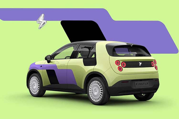 Với cảm hứng trên, Nio Firefly Millennium Wave Special Edition được phối 2 màu sơn là xanh cốm và tím neon nổi bật, nhấn mạnh sự trẻ trung, năng động. Khu vực cửa xe được bổ sung đề-can màu đen bóng, tăng cảm giác hoài cổ.