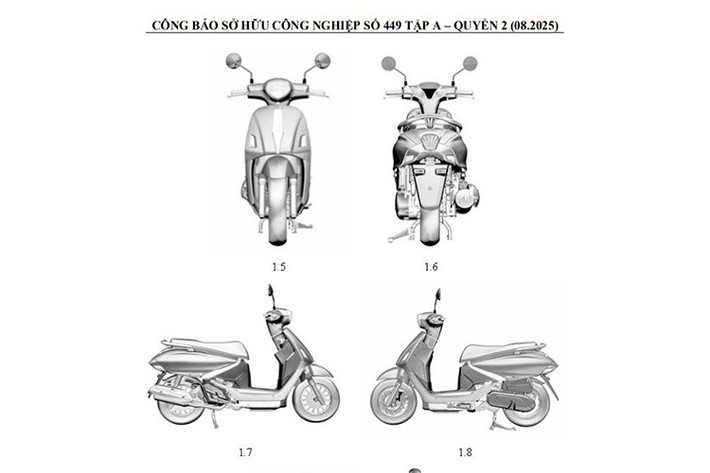 SYM Fiddle DX 158 gây chú ý bởi phong cách thiết kế mang hơi hướng châu Âu cổ điển nhưng vẫn giữ được sự hiện đại. Tổng thể xe là sự kết hợp hài hòa giữa các đường nét bo tròn mềm mại và những chi tiết vuông vức, mang lại cái nhìn vừa sang trọng vừa trẻ trung.