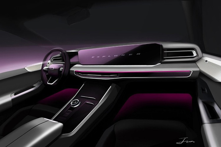 Ở phiên bản thực tế, Explorer tại Trung Quốc được cập nhật nhẹ ở thiết kế đầu và đuôi xe, sử dụng động cơ xăng 2.3L công suất khoảng 286 mã lực, kết hợp hộp số tự động 10 cấp, dẫn động cầu sau hoặc bốn bánh.