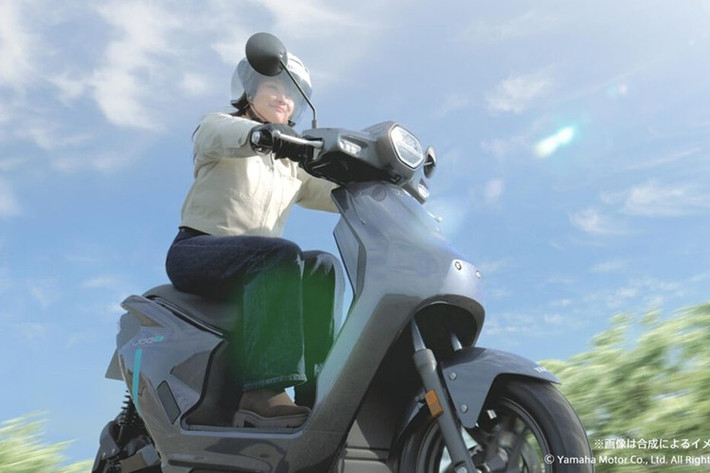 Dù được coi là sự kế thừa dòng xe tay ga mini Jog bản xăng trước đây, nhưng Yamaha Jog-E về cơ bản nó lại như là một chiếc Honda Icon e: được đổi mặt trước và phần đầu dành cho thị trường nội địa Nhật.