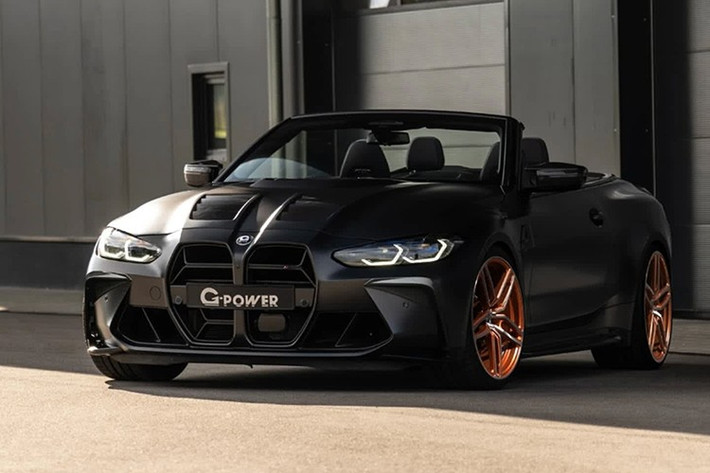 G-Power đã chứng minh rằng các gói độ có thể mang lại hiệu suất vượt trội hơn siêu xe nhưng số tiền bỏ ra không đáng kể. BMW M4 Competition Convertible là chiếc xe mạnh mẽ và trở thành "quái vật" sức mạnh khi bổ sung gói G4M Bi-Turbo Convertible.
