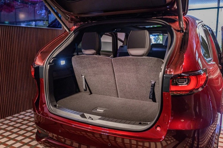 Phiên bản cao hơn được trang bị hệ thống hybrid sạc điện e-Skyactiv PHEV, cho công suất 323 mã lực và mô-men xoắn 500Nm, cho xe khả năng tăng tốc 0-100km/h trong 6,8 giây. Hệ thống này bao gồm động cơ xăng 4 xy-lanh 2.5L kết hợp với một mô-tơ điện và cụm pin 17,8kWh cho xe khả năng chạy 60km thuần điện.