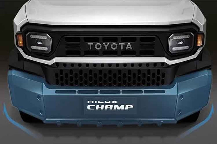 Chiều dài cơ sở của Hilux Champ SWB được rút ngắn cho phép bán kính vòng quay đạt 4,7m, sắc nét hơn nhiều so với các con số 4,9m và 5,4m của những người anh em lớn hơn.