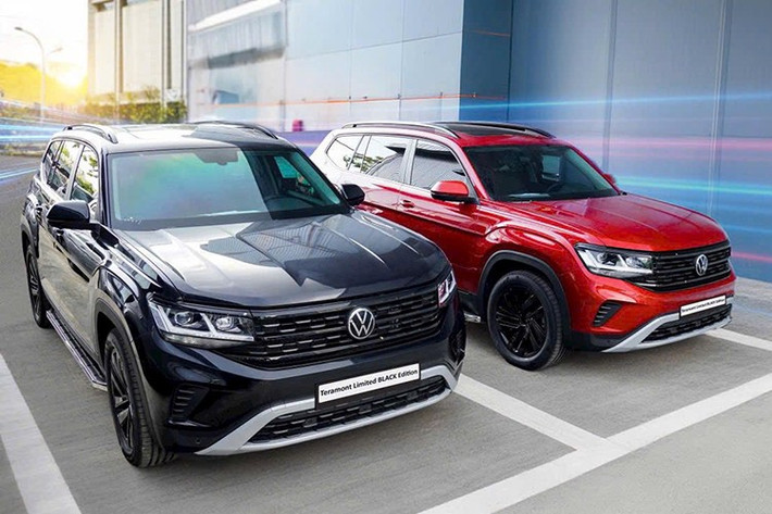 Vào hồi tháng 4/2024, hãng Volkswagen đã ra mắt phiên bản Limited Edition mới của dòng xe Teramont tại thị trường Việt Nam. Sau hơn 1 năm, mẫu SUV 7 chỗ này tiếp tục được bổ sung phiên bản đặc biệt mới mang tên Limited Black Edition.