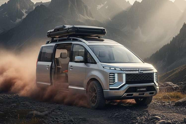 Delica D:5 Active Camper Active Camper có gầm cao tương đương với phiên bản Ultimate Gear, nhưng không hầm hố bằng. Xe được thiết kế dành cho những người thích khám phá những con đường ít người qua lại bằng một chiếc xe có cảm giác cao cấp hơn một chút. Được phát triển với sự hợp tác của LOGOS, nó có nội thất màu nâu bắt mắt, lớp sơn màu xám và hệ dẫn động bốn bánh. Mitsubishi cho rằng nó hoàn hảo cho những chuyến phiêu lưu cuối tuần cùng bạn bè hay gia đình.