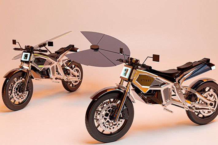 Phần càng sau bằng nhôm siêu nhẹ và đuôi xe bằng carbon vừa giảm cân nặng, vừa tăng độ bền, giúp xe thích hợp cho những chuyến đi dài qua nhiều địa hình. Solaris đại diện cho bước thử nghiệm táo bạo của ngành xe máy điện: kết hợp năng lượng sạch, công nghệ quản lý thông minh và triết lý thiết kế dựa trên tự nhiên để tạo ra một phương tiện thật sự bền vững.