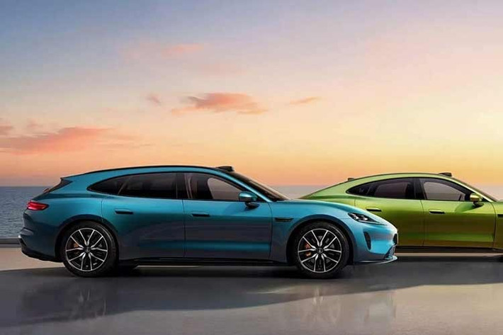 Ở biến thể Shooting Brake, kiểu dáng tổng thể và đường nét thân xe của Z7 được cho là khá giống Taycan Sport Turismo. Chỉ riêng phần silhouette của xe cũng có thể khiến nhiều người liên tưởng trực tiếp đến mẫu xe của Porsche.