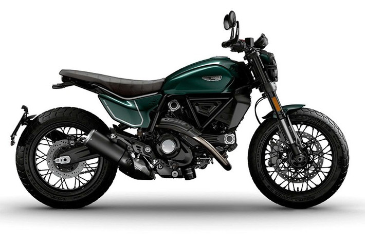 Như đã nói, Ducati Scrambler Nightshift 2026 sẽ được giao đến các đại lý trong tháng này với tay lái phẳng, có thể điều chỉnh góc nghiêng và gương chiếu hậu gắn cuối tay lái.