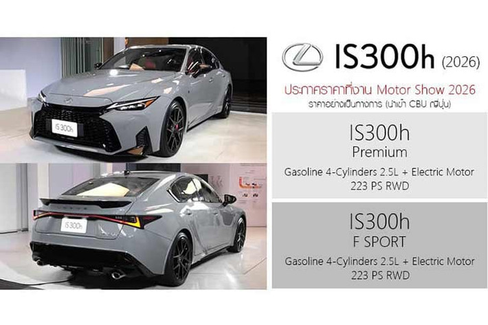 Ở từng phiên bản, Lexus cũng bổ sung nhiều trang bị đáng chú ý. Bản Luxury được nâng cấp với mâm 19 inch, màn hình lớn, camera 360 độ và các hệ thống an toàn mới. Trong khi đó, bản F Sport nổi bật với gói thiết kế thể thao, mâm 19 inch riêng, kẹp phanh đỏ, hệ thống treo thích ứng và dàn âm thanh Mark Levinson 17 loa.