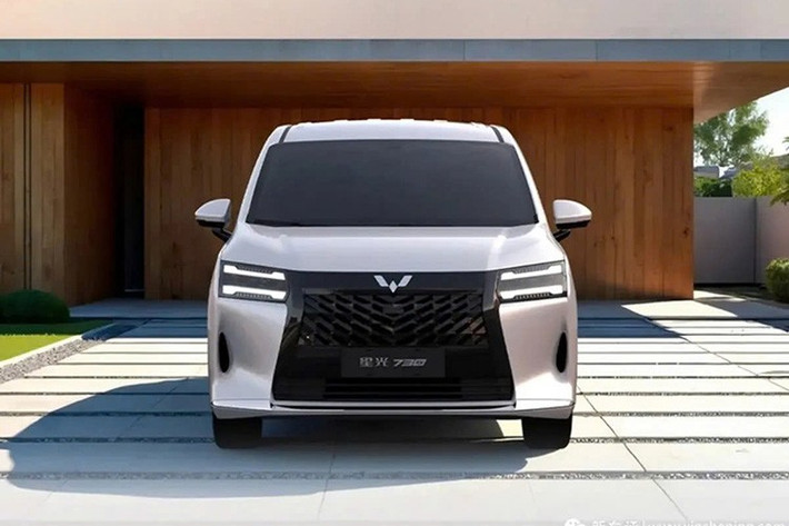 Ngoại hình Xingguang 730 mang phong cách quen thuộc của dòng MPV Trung Quốc với đầu xe vuông vức, cản trước mở rộng và lưới tản nhiệt cỡ lớn sơn đen. Ở phiên bản thuần xăng và PHEV, mặt ca-lăng có thiết kế nan mở; trong khi đó, bản thuần điện được tinh chỉnh thành mặt kín nhằm tối ưu tính khí động học.
