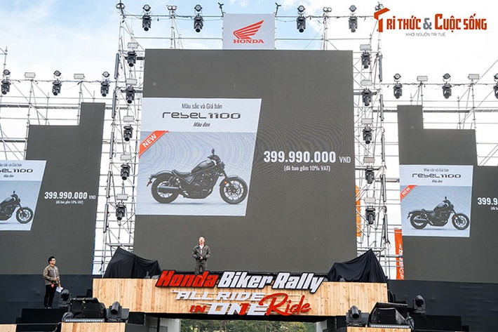 Theo kế hoạch, Honda Rebel 1100 2025 sẽ chính thức mở bán chính hãng tại thị trường Việt Nam từ ngày 1/10/2025 với mức giá niêm yết 399,99 triệu đồng.