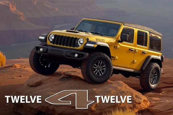 Chiến dịch Twelve 4 Twelve của hãng xe Jeep của Mỹ tiếp tục ra mắt xe SUV địa hình Wrangler Willys 392 2026 mới, mẫu xe đặc biệt mới nhất trong chuỗi dài các phiên bản giới hạn, mang trái tim HEMI.