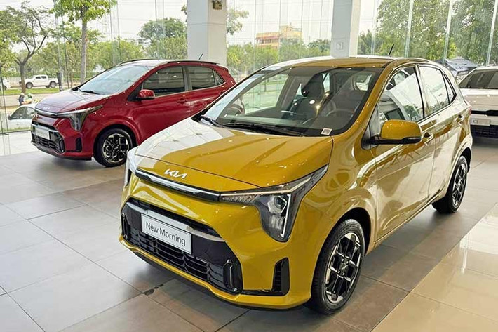 7. Kia Morning: 36 xe ﻿Sau K5, mẫu xe Kia thứ hai xuất hiện trong top 10 này là Morning. Mẫu xe hạng A này bán ra 36 chiếc, tăng trưởng 125%. Tuy có tỷ lệ tăng trưởng cao nhưng doanh số thực tế của Morning lại quá khiêm tốn. Trong vài năm trở lại đây, xe hạng A dần bị người Việt thờ ơ vì kích thước nhỏ và trang bị chỉ dừng ở mức cơ bản.
