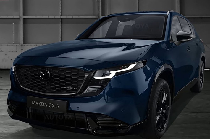 Các chi tiết bao gồm lưới tản nhiệt, viền kính, mâm hợp kim và logo cũng được sơn với tông màu đen. Thiết kế tổng thể tạo cảm giác thể thao hơn, trong khi dáng xe vẫn giữ được sự tinh tế vốn có của Mazda.