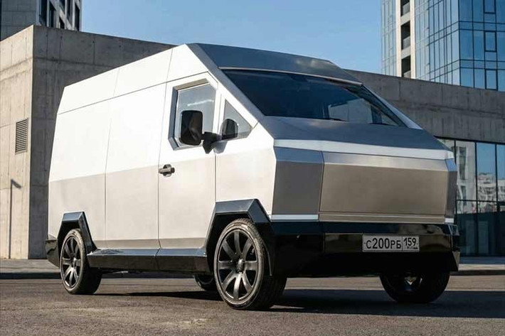 Khác với kiểu khung rời truyền thống, F200 sử dụng kết cấu khung thân liền khối (monocoque), giúp tối ưu hóa độ cứng vững và cho phép xe tải khối lượng hàng hóa lên tới 1.000kg.