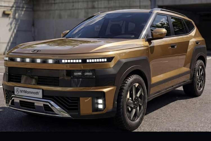 Nắp ca-pô thiết kế kiểu vỏ sò với các đường gân dập nổi mạnh mẽ, hốc bánh ốp nhựa dày, khung cửa thiết kế góc cạnh cùng kính sau kích thước lớn giúp tăng tính cơ bắp cho xe. Tay nắm cửa dạng phẳng cùng gương chiếu hậu tích hợp đèn báo rẽ LED tạo nên tổng thể hài hòa với xu hướng thiết kế mới. Bộ mâm thể thao cỡ lớn, ước tính lên đến 19 inch, kết hợp cùng hông xe mở rộng cho cảm giác chắc chắn và vững vàng.