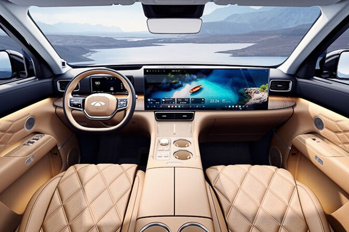 Chery Fulwin có kích thước Dài x Rộng x Cao lần lượt 5.150 x 1.995 x 1.800 (mm), trục cơ sở 3.100mm, diện tích khoang ngồi đạt 5,2 m2 và trọng lượng không tải 2.452 kg. Các tuỳ chọn thông số lốp xe là 255/45R20, 255/50R20 hoặc 255/45R21.