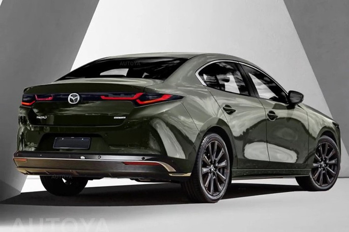 Thiết kế của Mazda3e nhiều khả năng vẫn giữ ngôn ngữ Kodo đặc trưng, nhưng phần khung kính và thân xe được chia sẻ từ mẫu Deepal L06. Xe có thể sở hữu đèn pha hai tầng, lưới tản nhiệt chủ động, tay nắm cửa ẩn, mui vuốt coupe và cụm đèn hậu LED kéo dài toàn chiều rộng. Cảm biến LiDAR sẽ được bố trí ngay phía trên kính chắn gió để phục vụ các tính năng an toàn nâng cao.