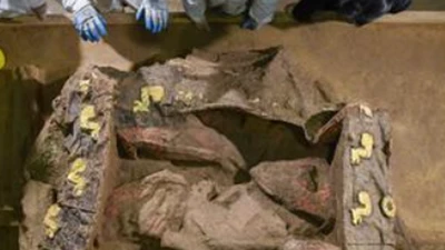 Bí ẩn 2 huy hiệu rồng dát vàng trên xe kéo 2.500 năm