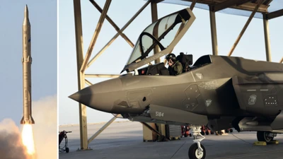 Tiêm kích F-35A của Không quân Mỹ tại Căn cứ Không quân Al Dhafra ở Abu Dhabi và tên lửa Sejil.