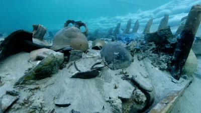 Khám phá xác tàu đắm La Mã cổ đại chở hàng nghìn bình garum