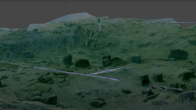 Ngôi làng cổ 3.500 năm tuổi được phát hiện dưới hồ núi lửa