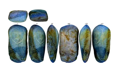 Khám phá phiến đá kỳ lạ với hình người phụ nữ ba sừng ở Kyrgyzstan