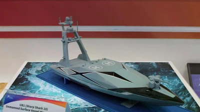 Tàu mặt nước không người lái vũ trang UB1 Sharp Shark cho thấy bức tranh rõ nét về năng lực tác chiến hải quân không người lái đang mở rộng và tham vọng chiến đấu trên biển của Trung Quốc.