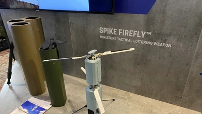 Đạn tuần kích/đạn bay lảng vảng Spike Firefly (ảnh: Rafael)