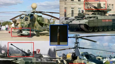 Rostec đã công bố một loại đạn nổ trên không lập trình cỡ 30 mm mới, cho phép trực thăng và xe bọc thép tiêu diệt máy bay không người lái cỡ nhỏ và đạn bay lảng vảng (loitering munitions) hiệu quả hơn ở cự ly gần. (Nguồn ảnh: Vitaly Kuzmin / Rostec / TASS / Bộ Quốc phòng Nga)