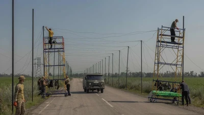 Choáng ngợp trước hệ thống lưới chống UAV bủa vây Kharkov