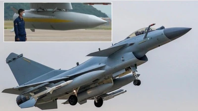 Tiêm kích J-10C Trung Quốc lần đầu tích hợp tên lửa đạn đạo chống hạm 