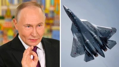 Tổng thống Nga Putin và tiêm kích Su-57
